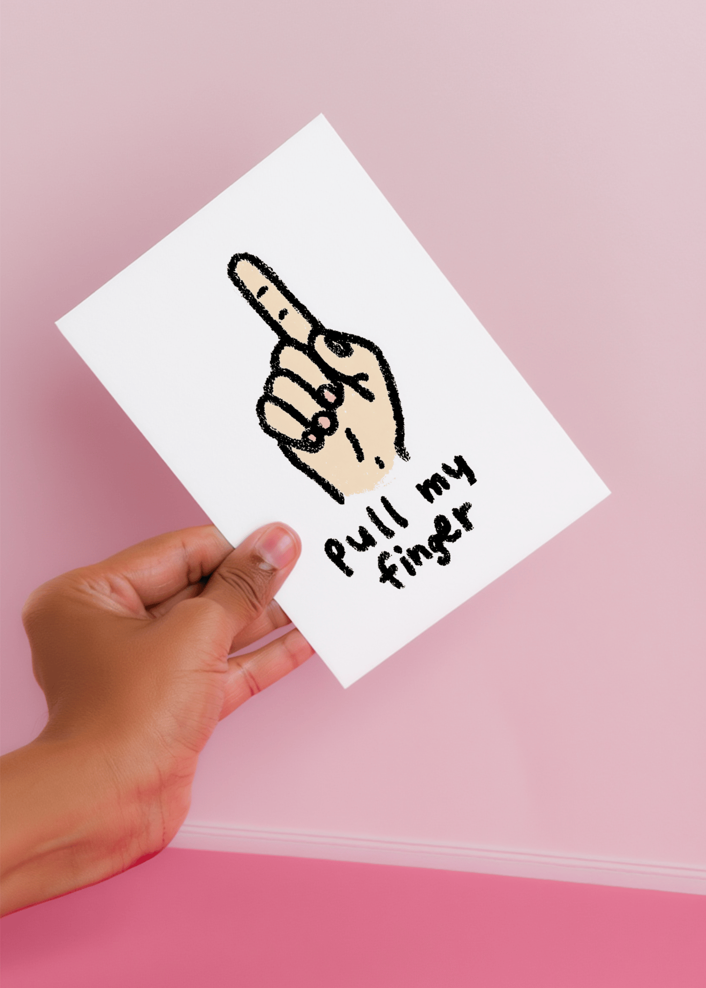 Pull My Finger Card mockup 4