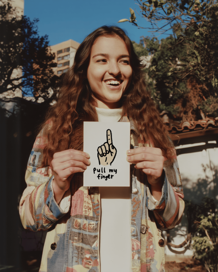 Pull My Finger Card mockup 6