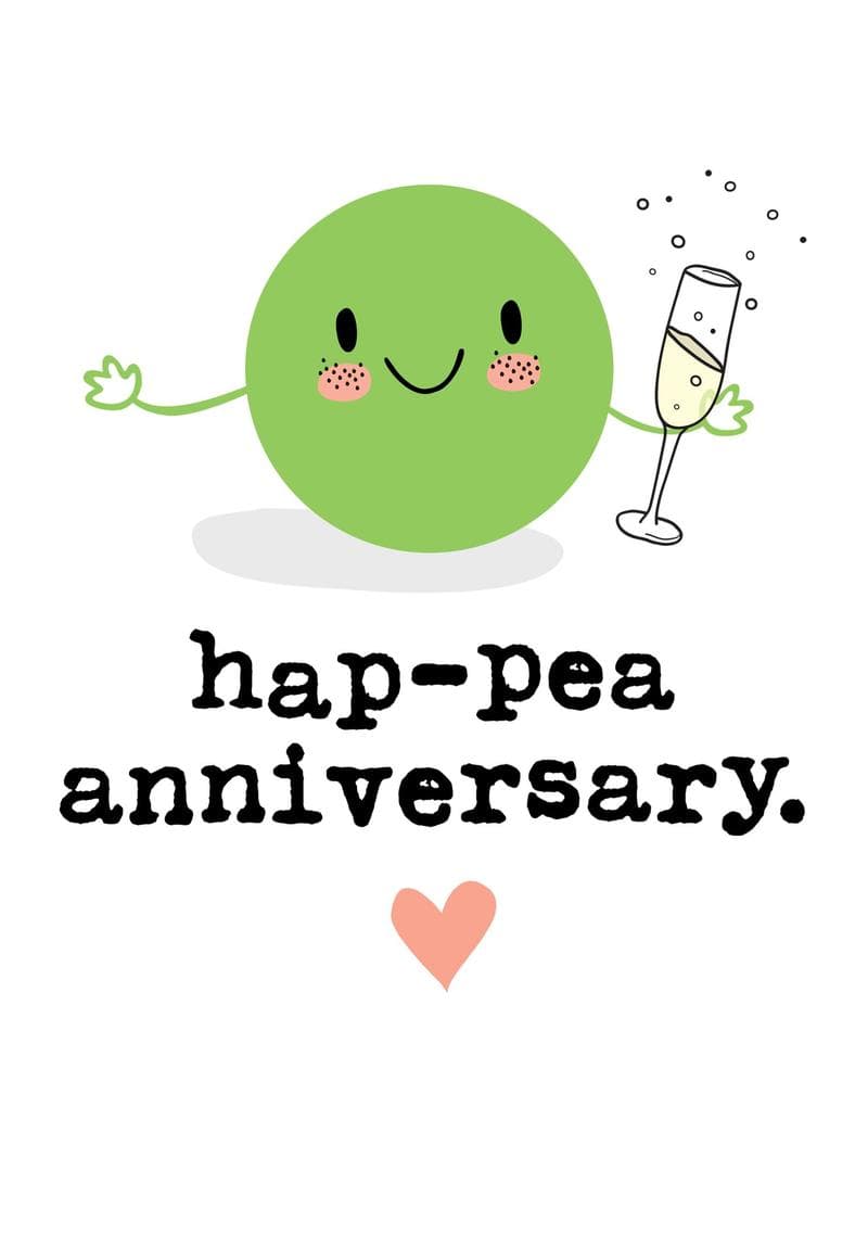 Hap-pea Anniversary.