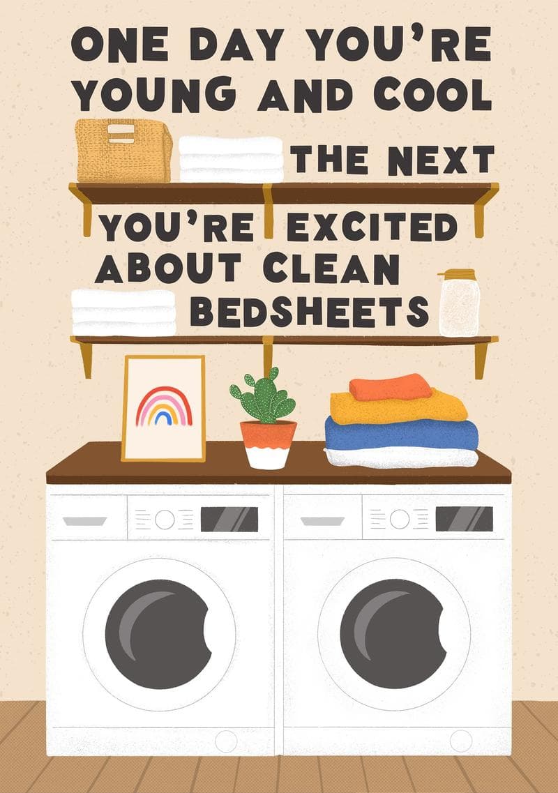One Day You're Young and Cool - Bedsheets