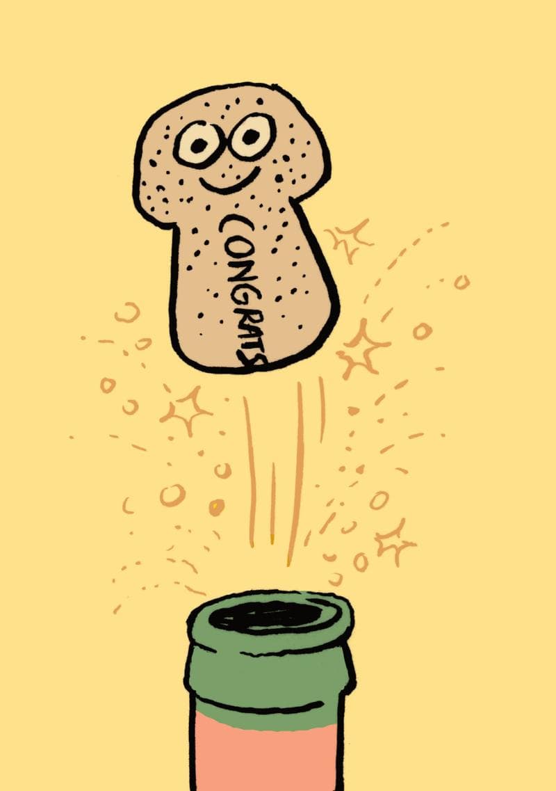 Congrats Champagne Cork