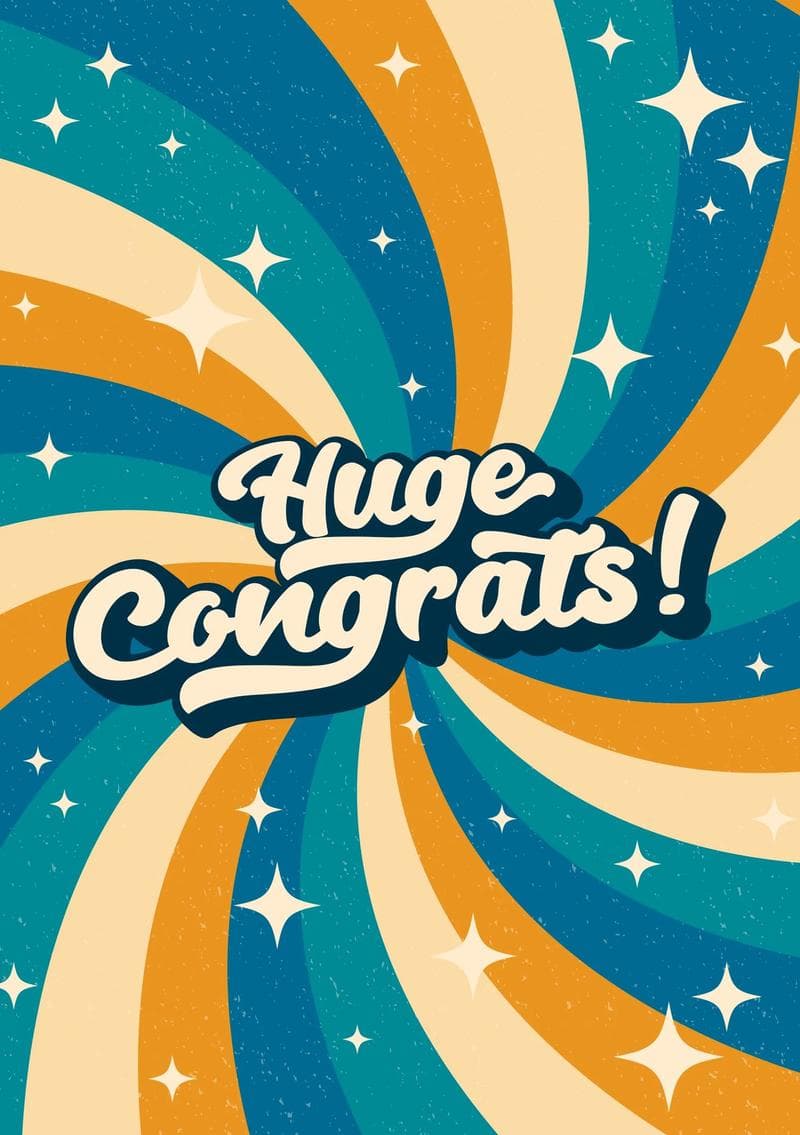 Huge Congrats