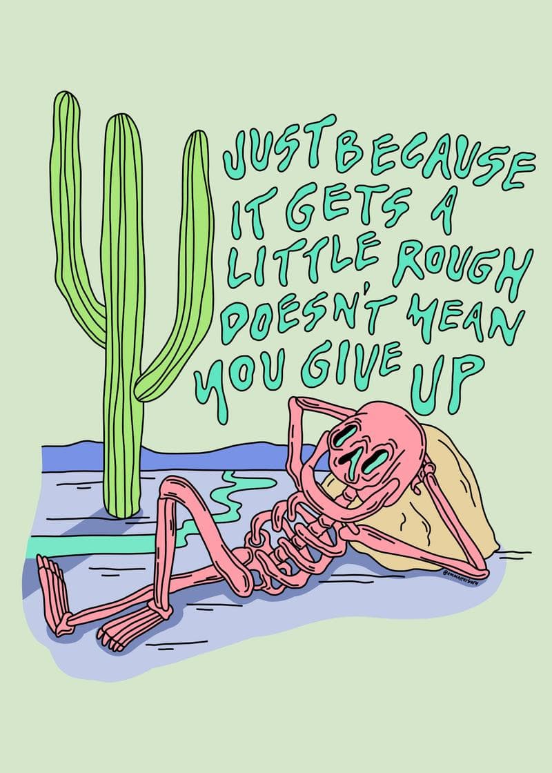 Keep Going, No Matter What Card