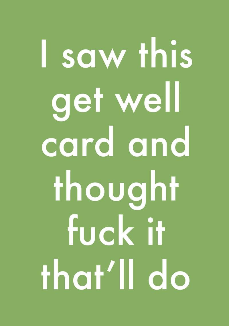 That'll Do Get Well