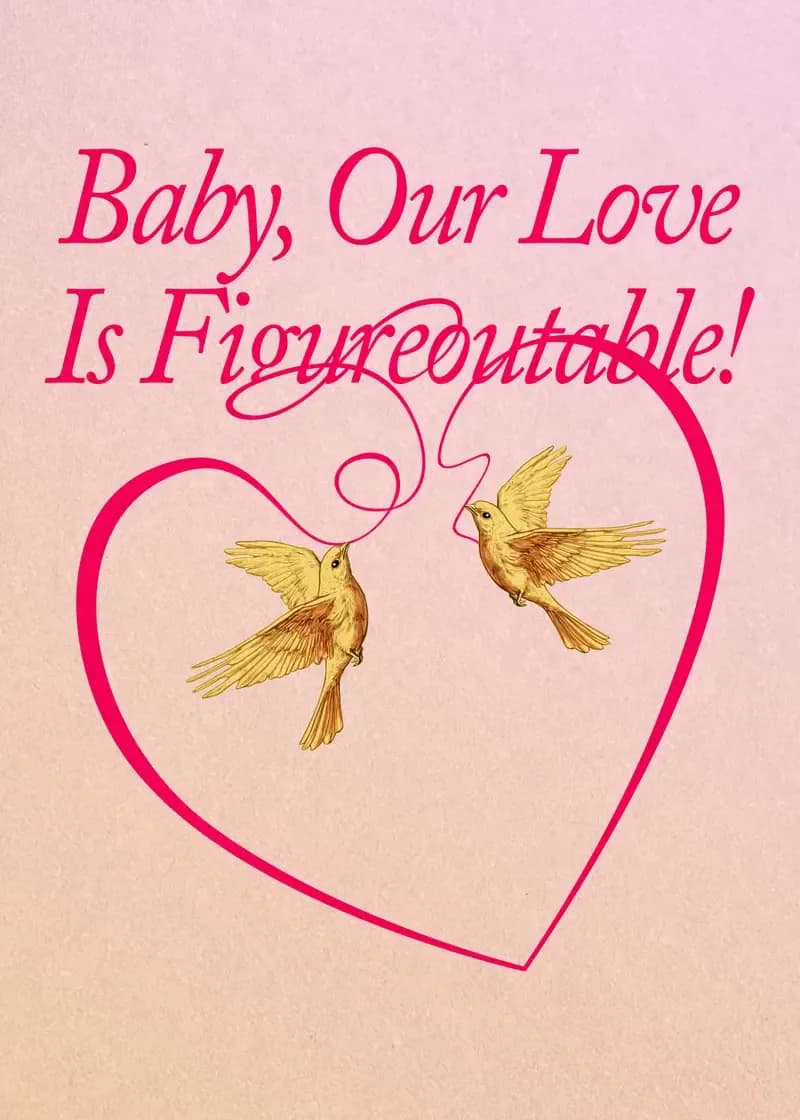 Our Love Is Figureoutable Card