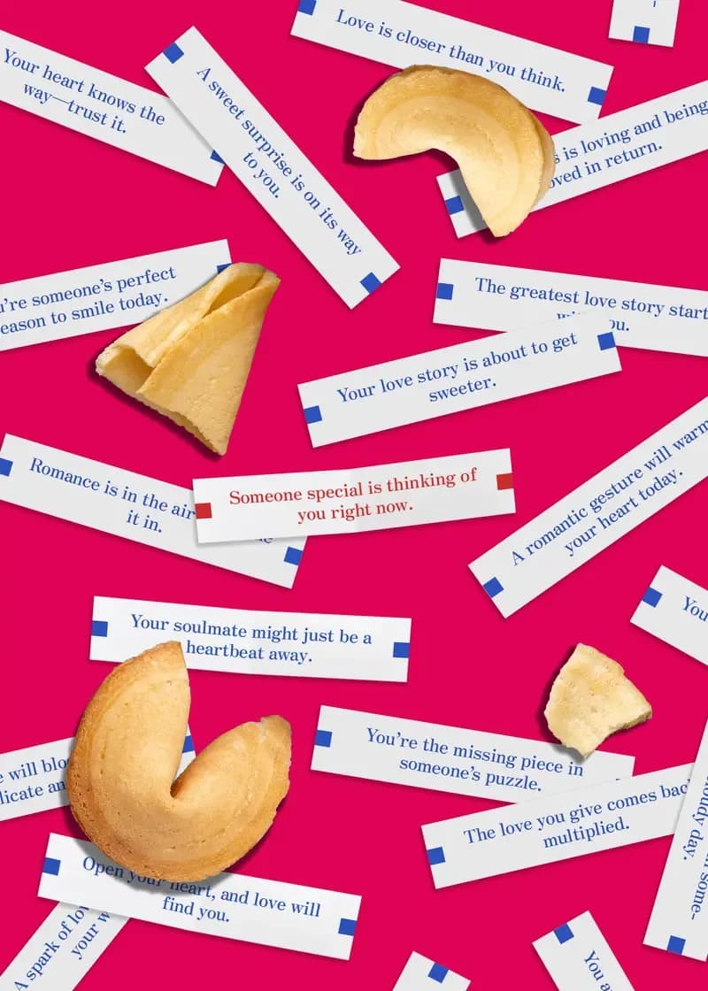 Fortune Cookie Love Card