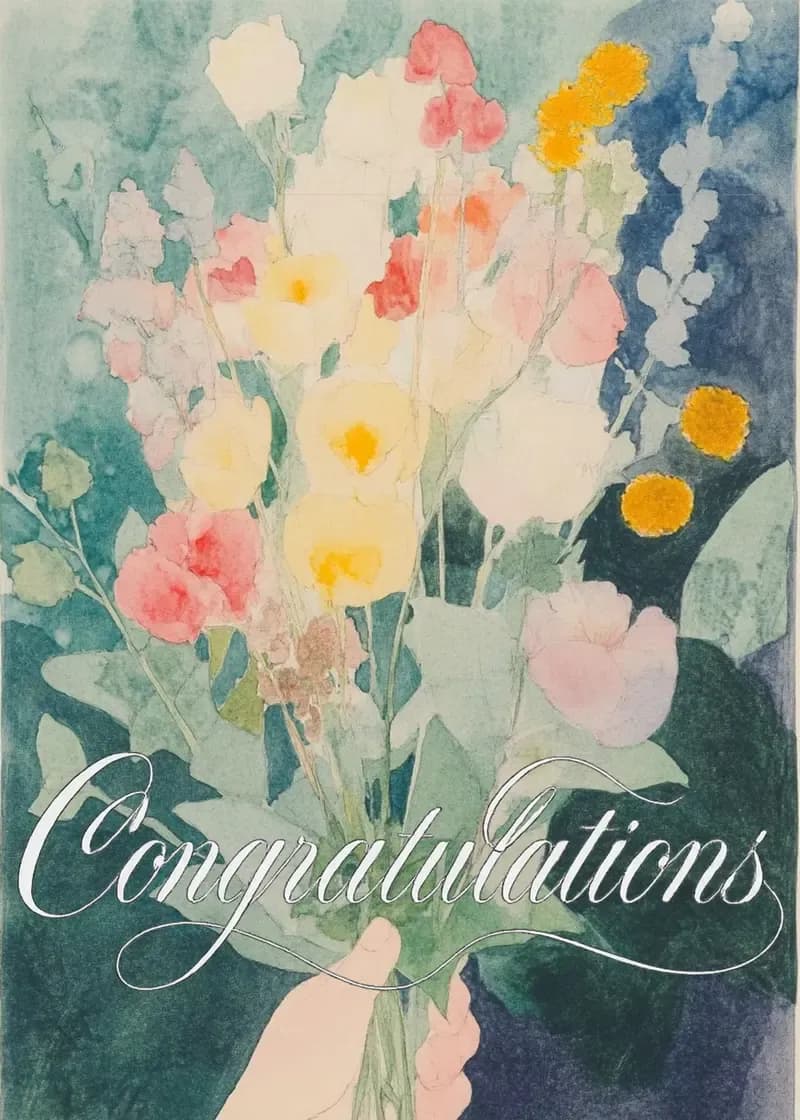 Congratulations in Bloom