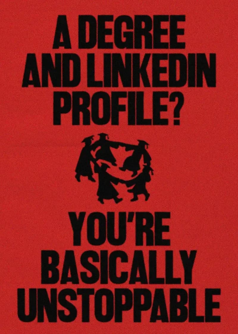 Degree and LinkedIn? Unstoppable Card