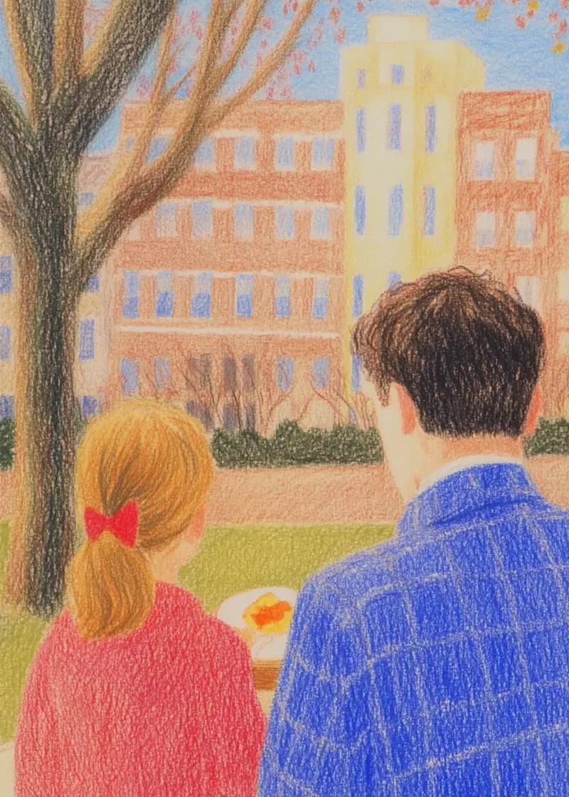 Breakfast in the Park Father's Day Card