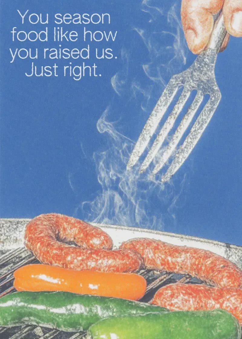 Just Right Seasoning Dad Card