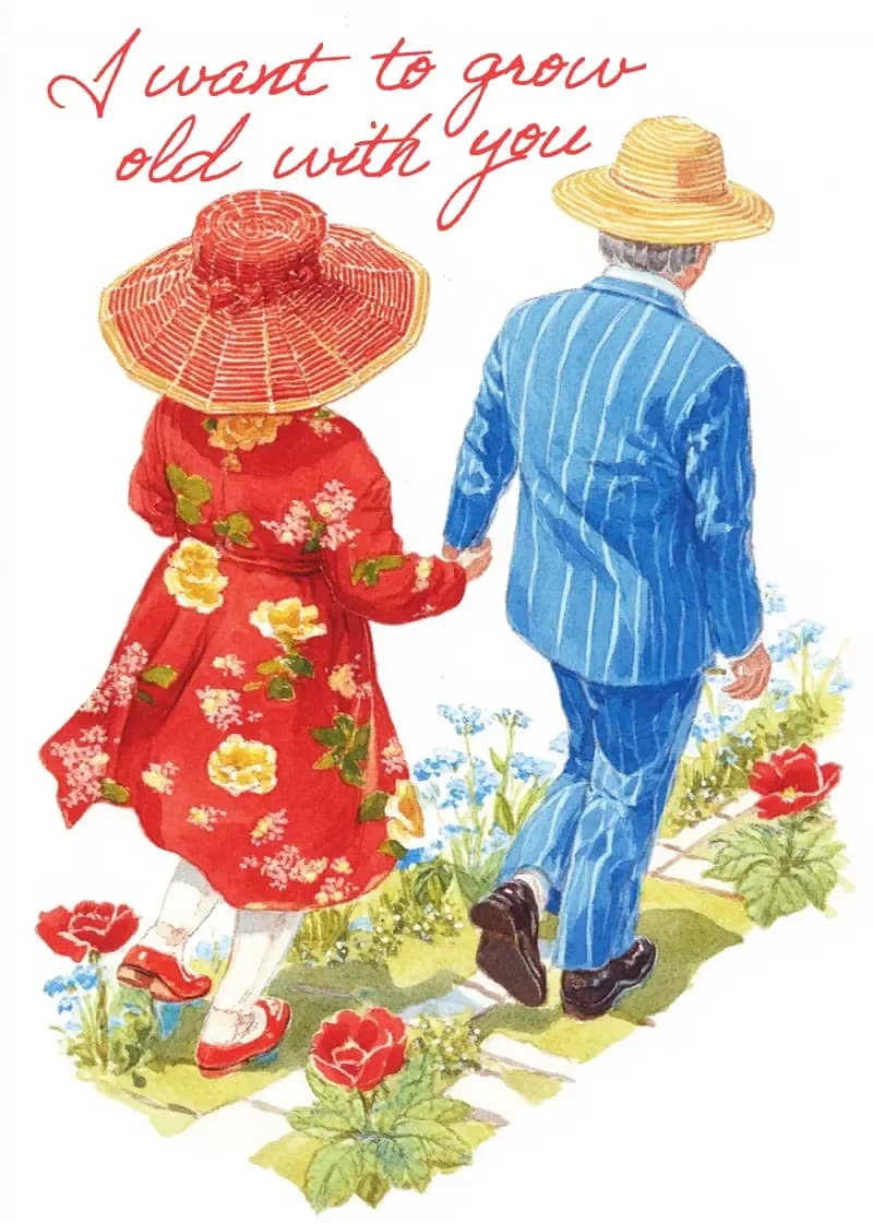 Grow Old With You Card