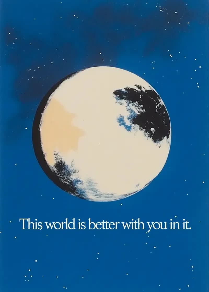 The World Is Better With You Card