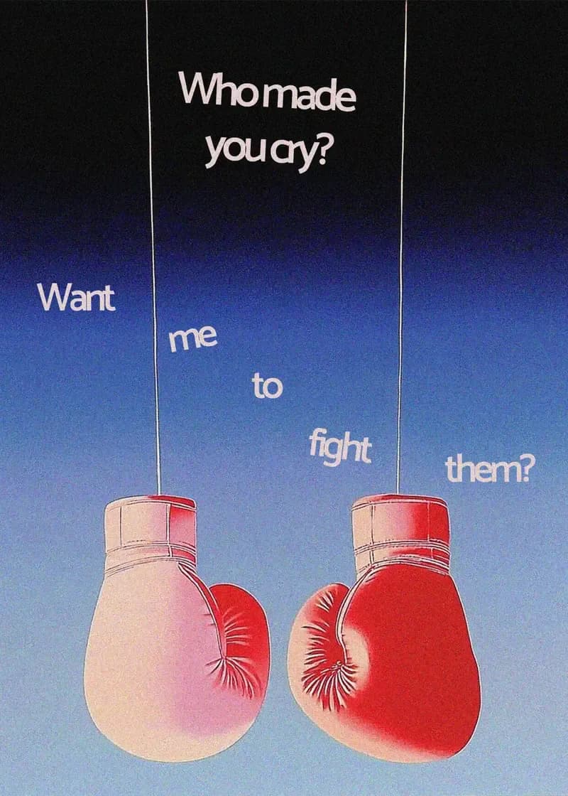 Want Me to Fight Them Card