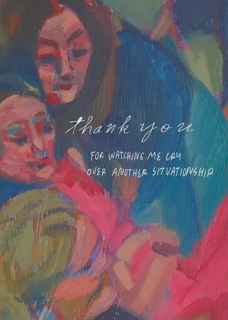 Thank You for Watching Me Cry Card