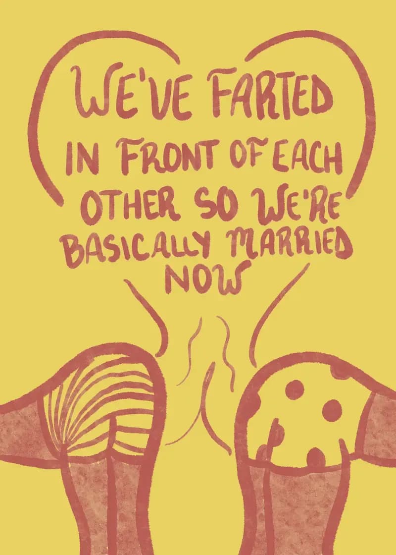 Basically Married Fart Card