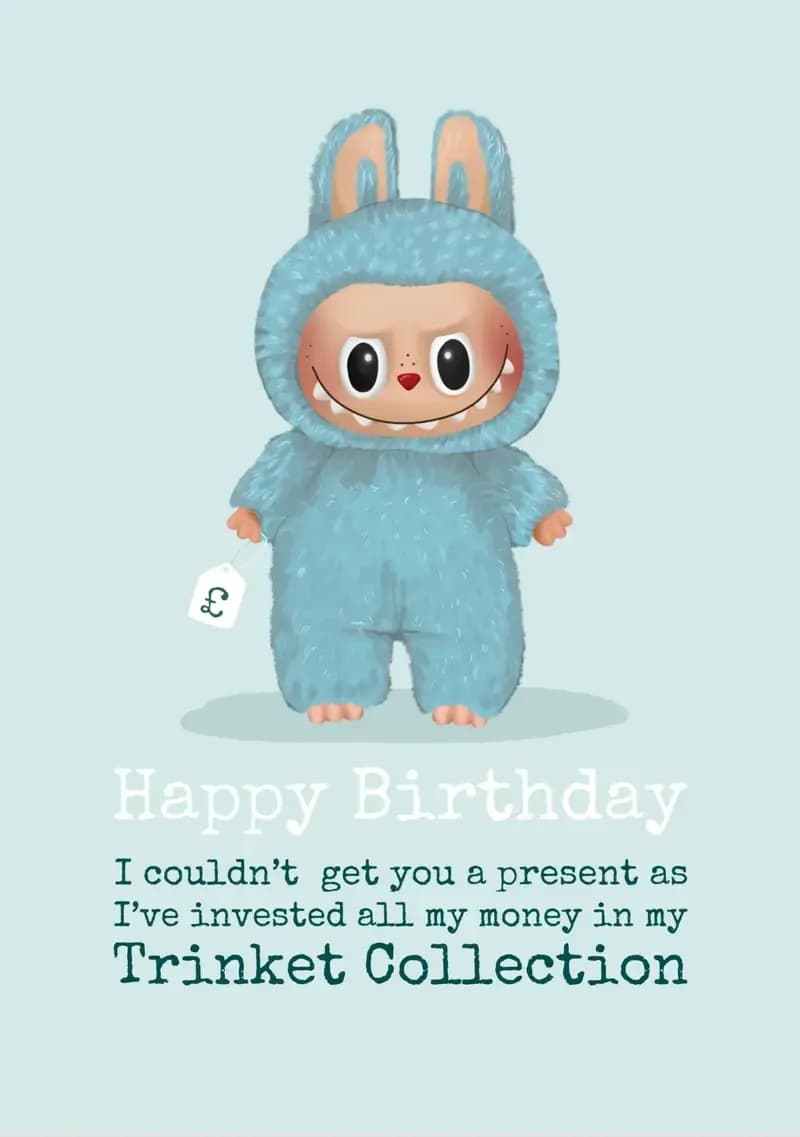 Trinket Collection Birthday Card