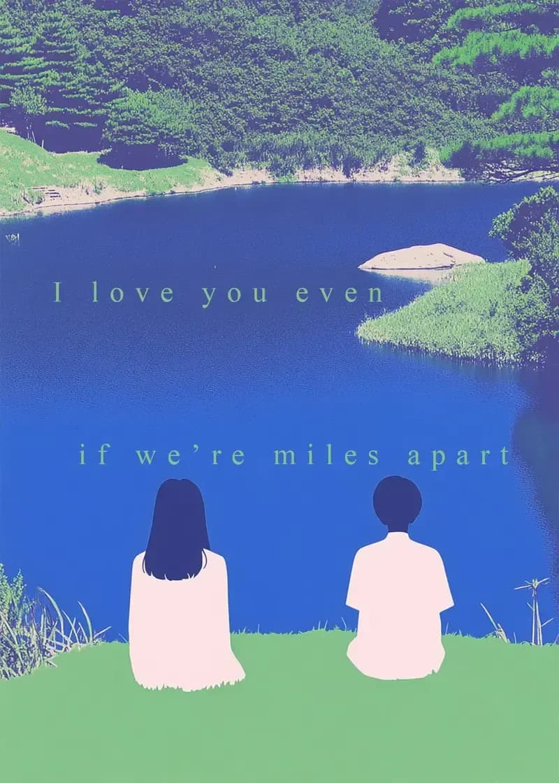 Love Across Distances Card mockup 1